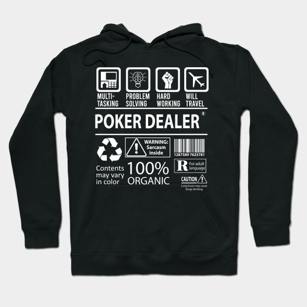 Poker Dealer - Multitasking Hoodie by connieramonaa